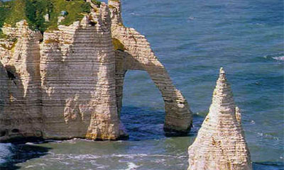 Etretat falaise