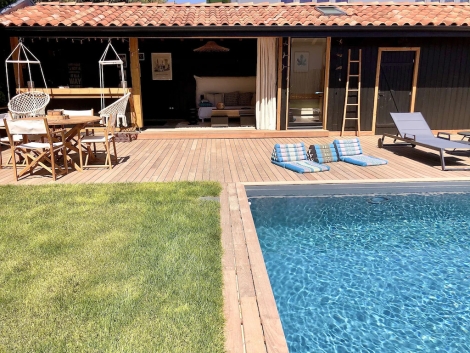Biarritz : Villa d&#039;architecte avec piscine chauffée