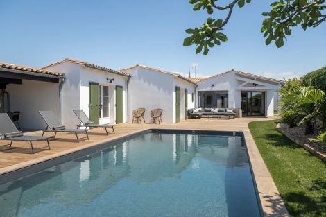 Île de Ré : Villa d&#039;architecte entre vignes et mer