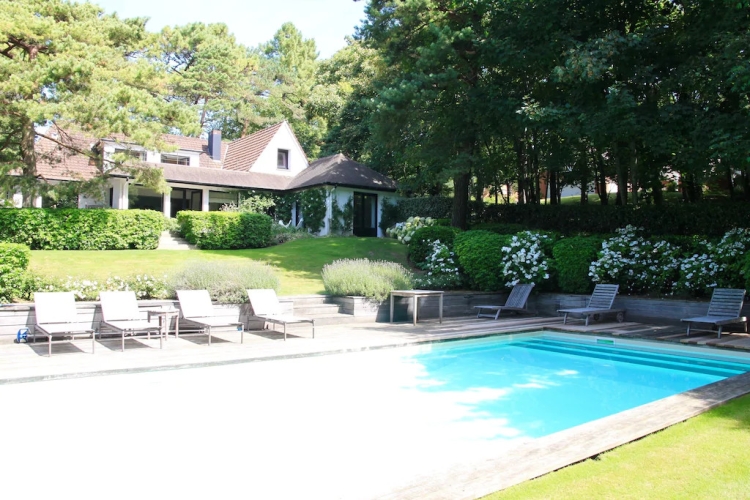 Le Touquet Paris Plage, villa avec piscine et jardin paysager