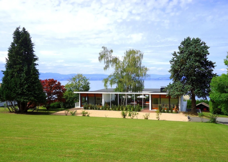 Evian, Maison contemporaine avec vue sur le Léman