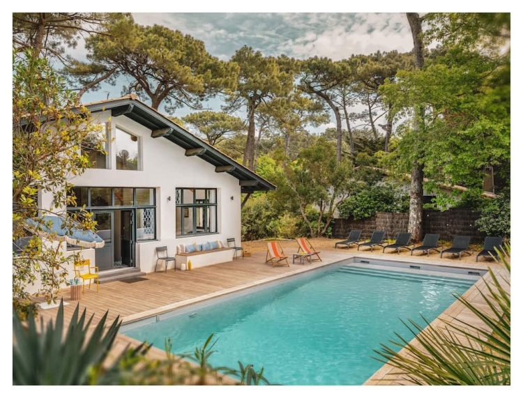 Arcachon, Pyla : Villa vue Bassin avec piscine