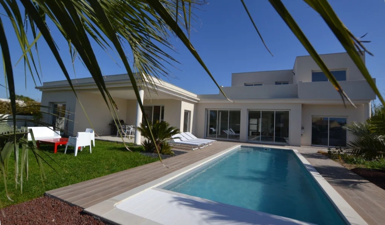 Cap d&#039;Agde, Villa Sun, belle villa contemporaine avec piscine