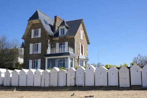 Dinard, Maison au bord de la plage