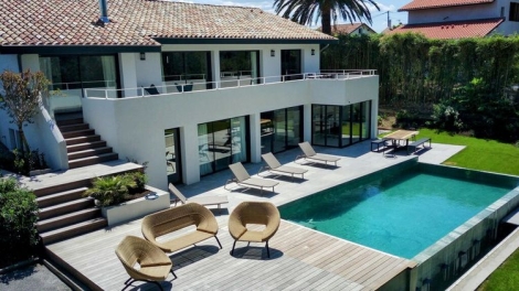 Biarritz, Bidart, Villa vue mer 8 personnes